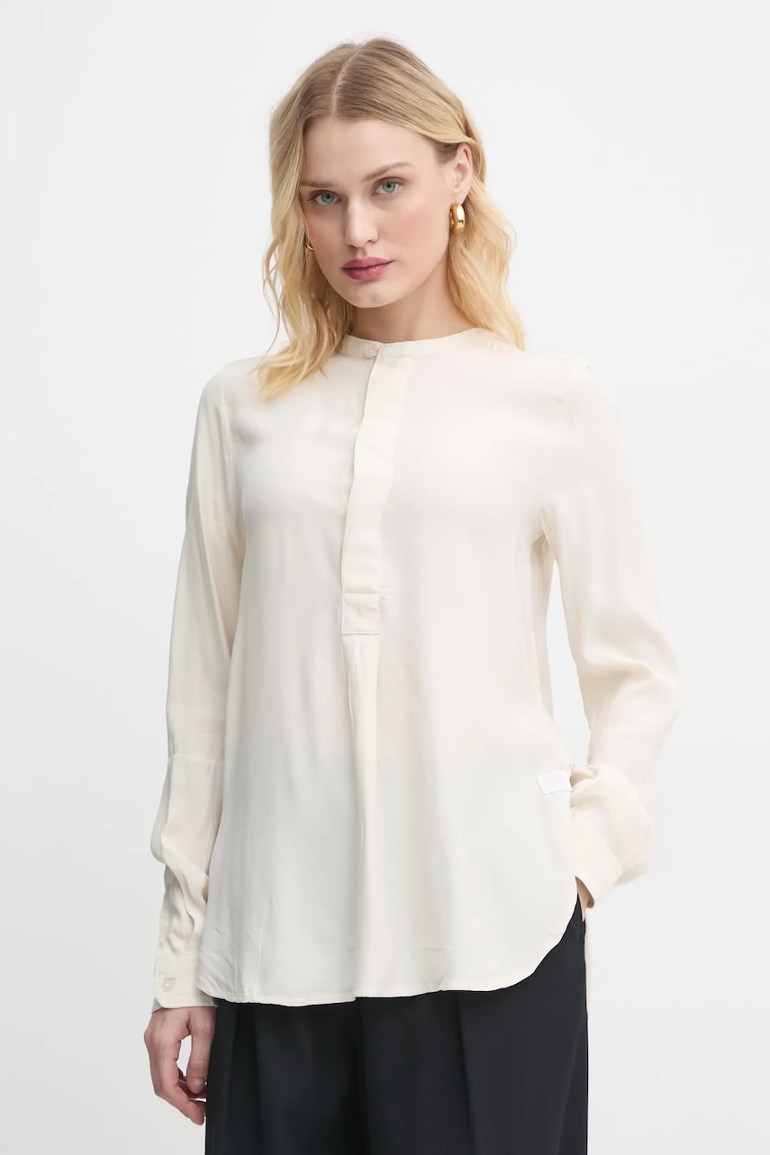 G-Star bluză femei, culoarea bej, uni, D24441-D724