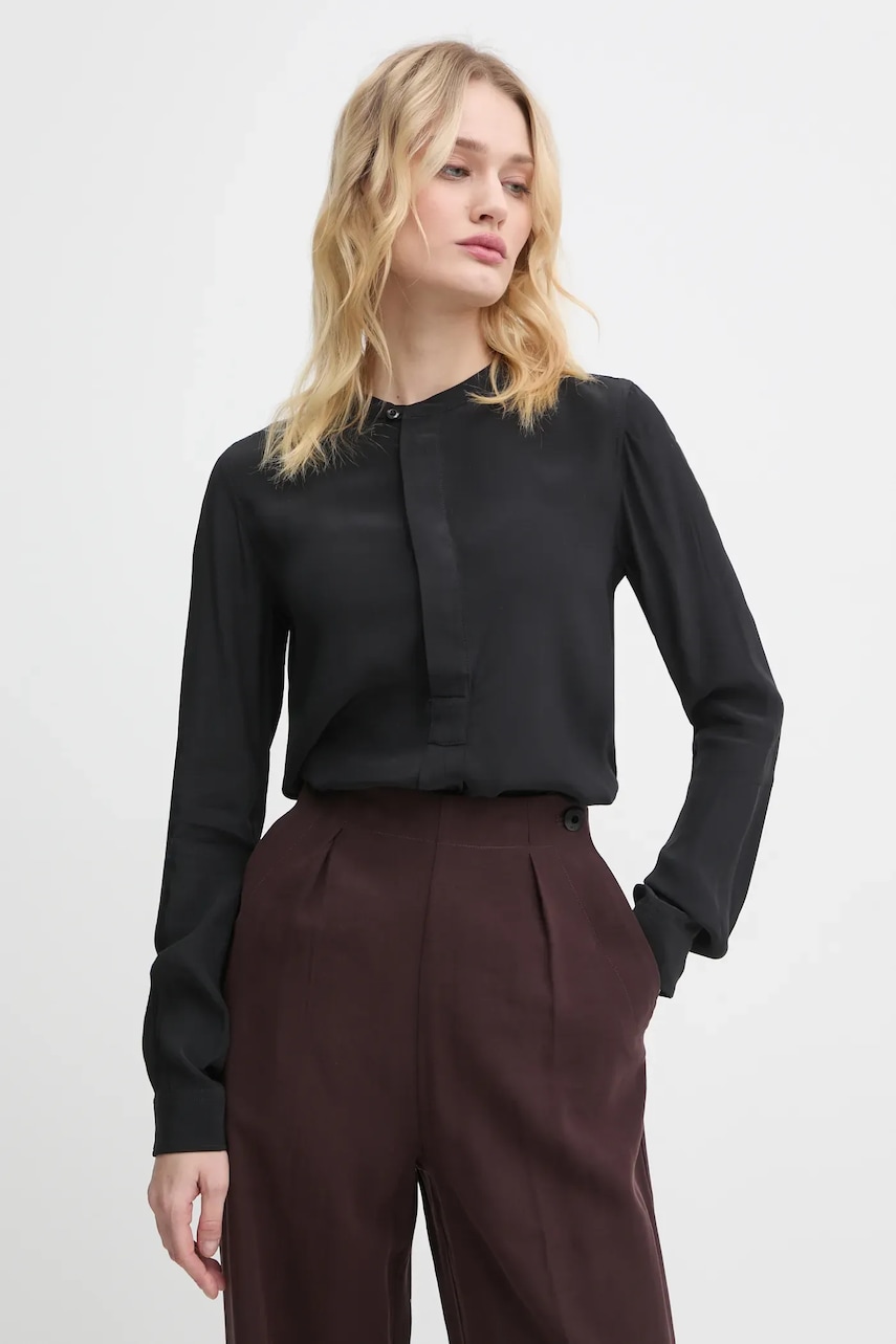 G-Star Raw bluza femei, culoarea negru, neted, D24441-D724 G-Star Raw bluza femei, culoarea negru, neted, D24441-D724