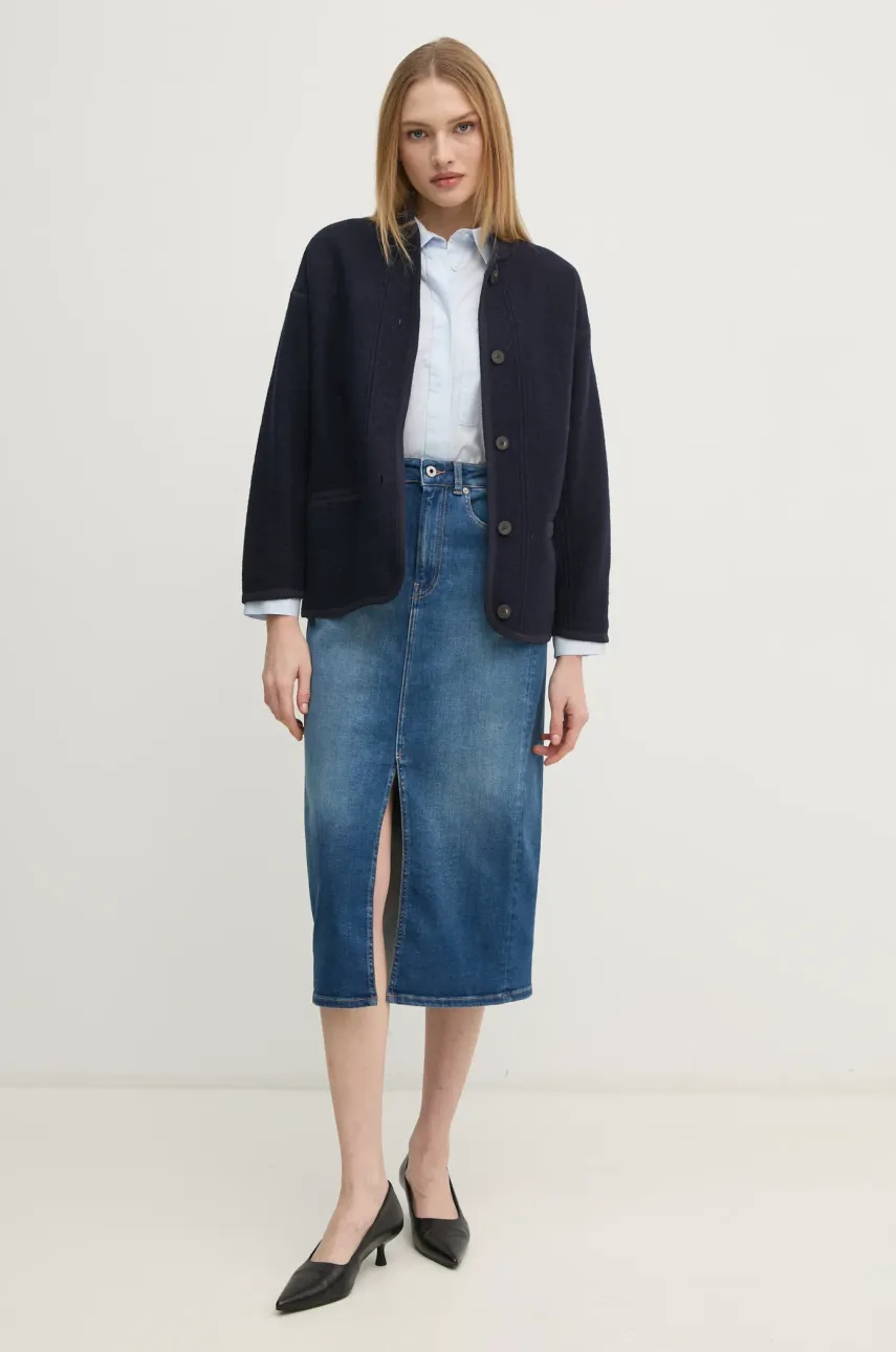 Хлопковая рубашка Pedro del Hierro женская relaxed классический воротник 6638230 Хлопковая рубашка Pedro del Hierro женская relaxed классический воротник 6638230