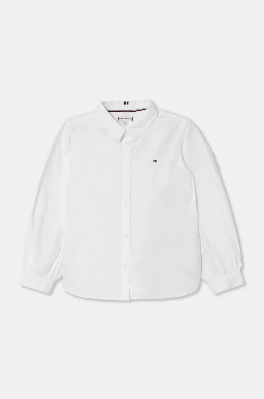 

Детска памучна риза Tommy Hilfiger в бяло KG0KG08106, Бял