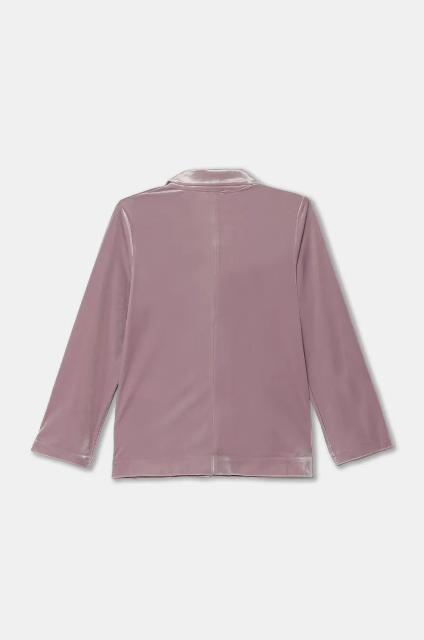Детский пиджак United Colors of Benetton цвет фиолетовый 2RLTCW00G