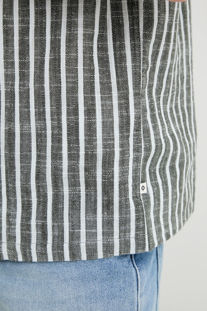 Πουκάμισο με μείγμα από λινό Samsoe Samsoe SAOSCAR φωτογραφία