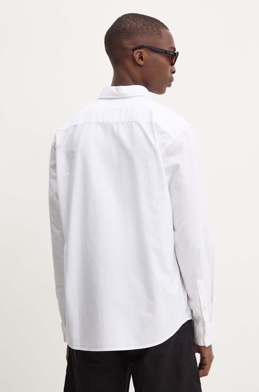 Бавовняна сорочка Marc O`Polo чоловіча колір білий regular комір button-down M26731142172 