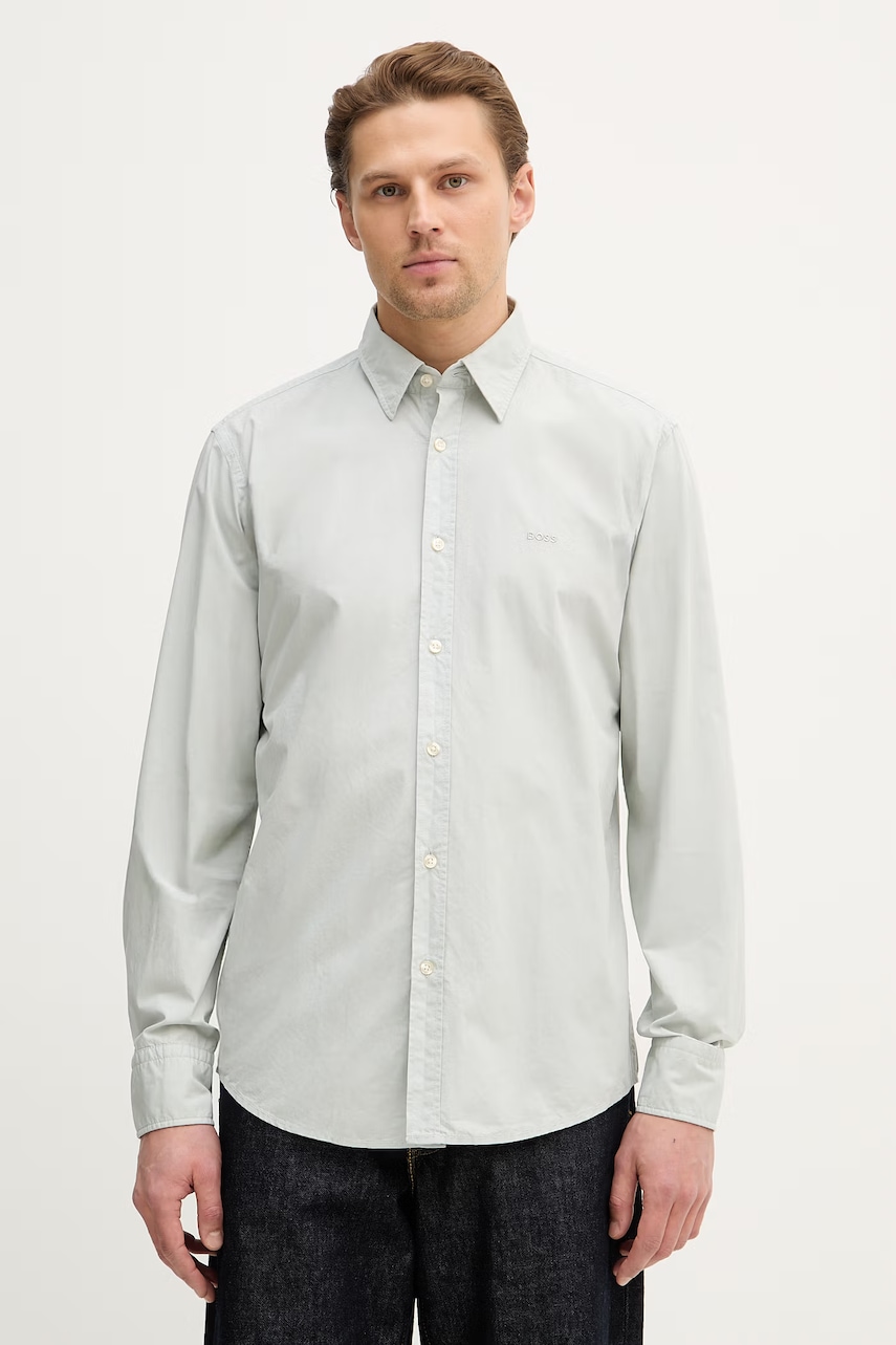 Βαμβακερό πουκάμισο BOSS Orange