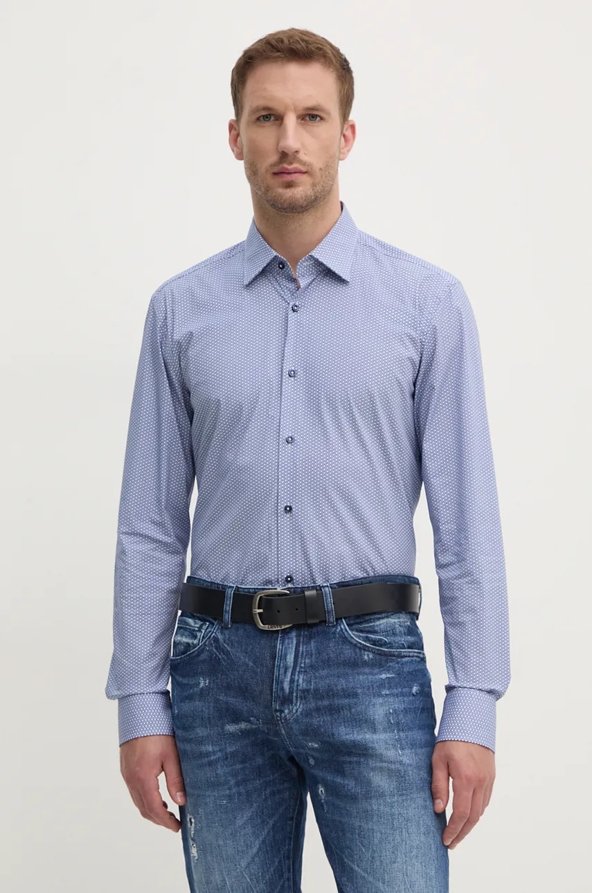 BOSS camasa barbati, cu guler clasic, slim, 50519830 BOSS camasa barbati, cu guler clasic, slim, 50519830