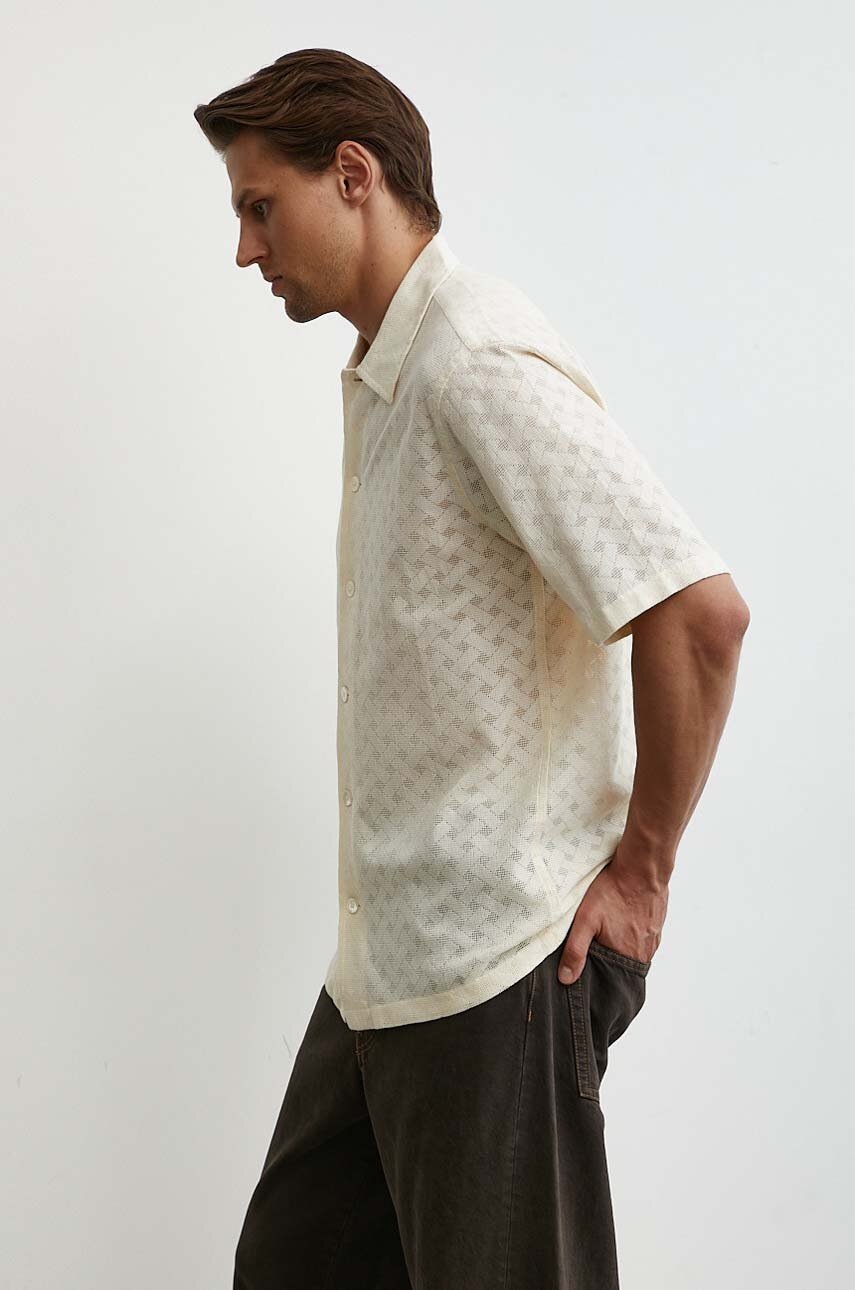 Πουκάμισο Sunflower χρώμα: μπεζ, 1206 φωτογραφία