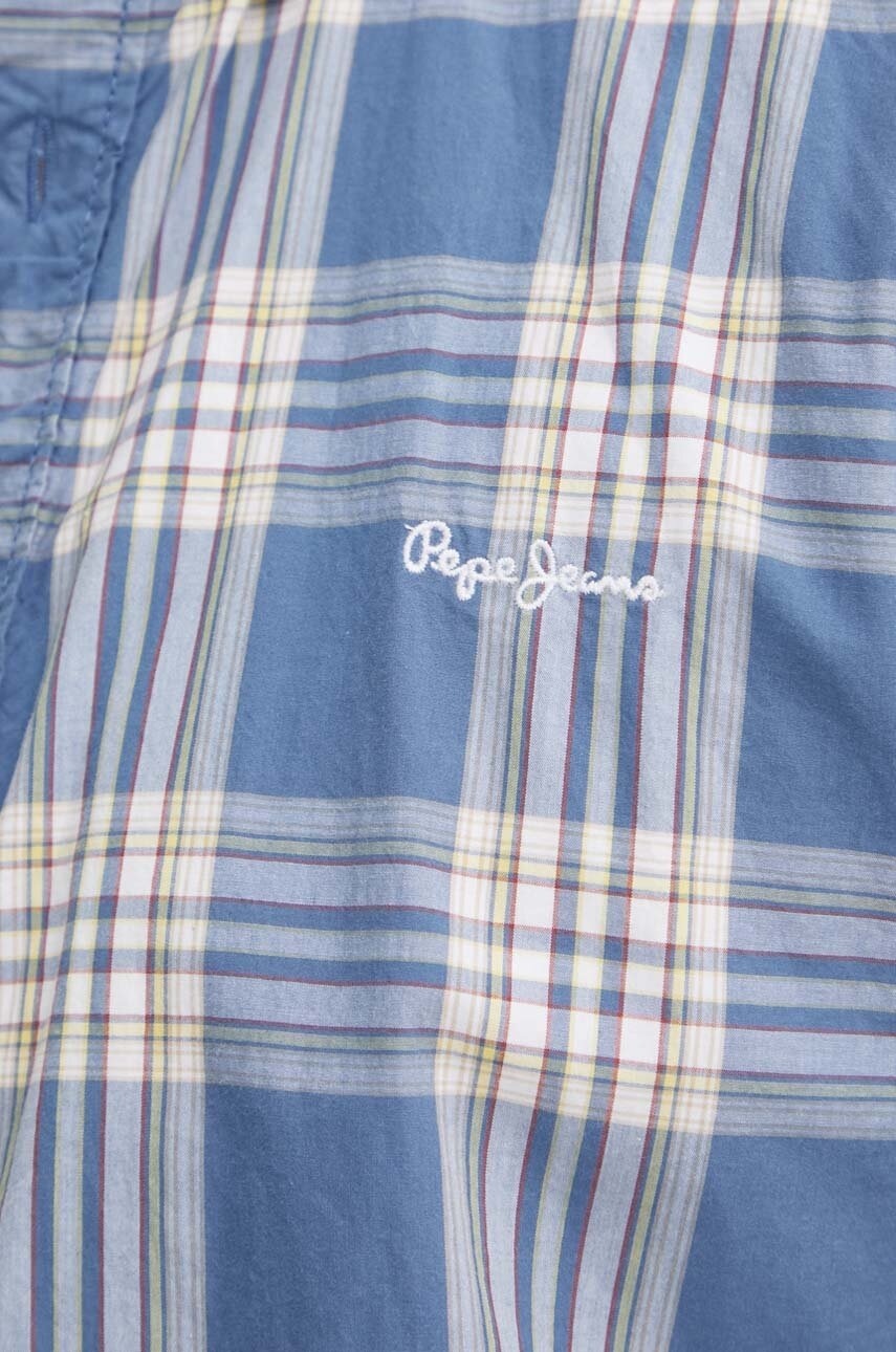 Бавовняна сорочка Pepe Jeans MARKLE чоловіча regular комір button-down PM308558 