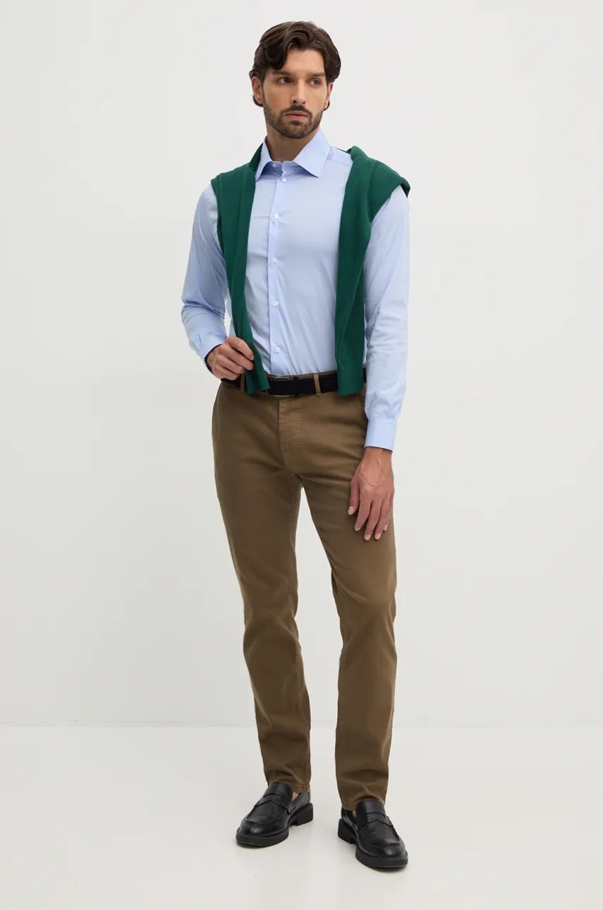 Сорочка United Colors of Benetton чоловіча slim класичний комір 5X3LUQ049 