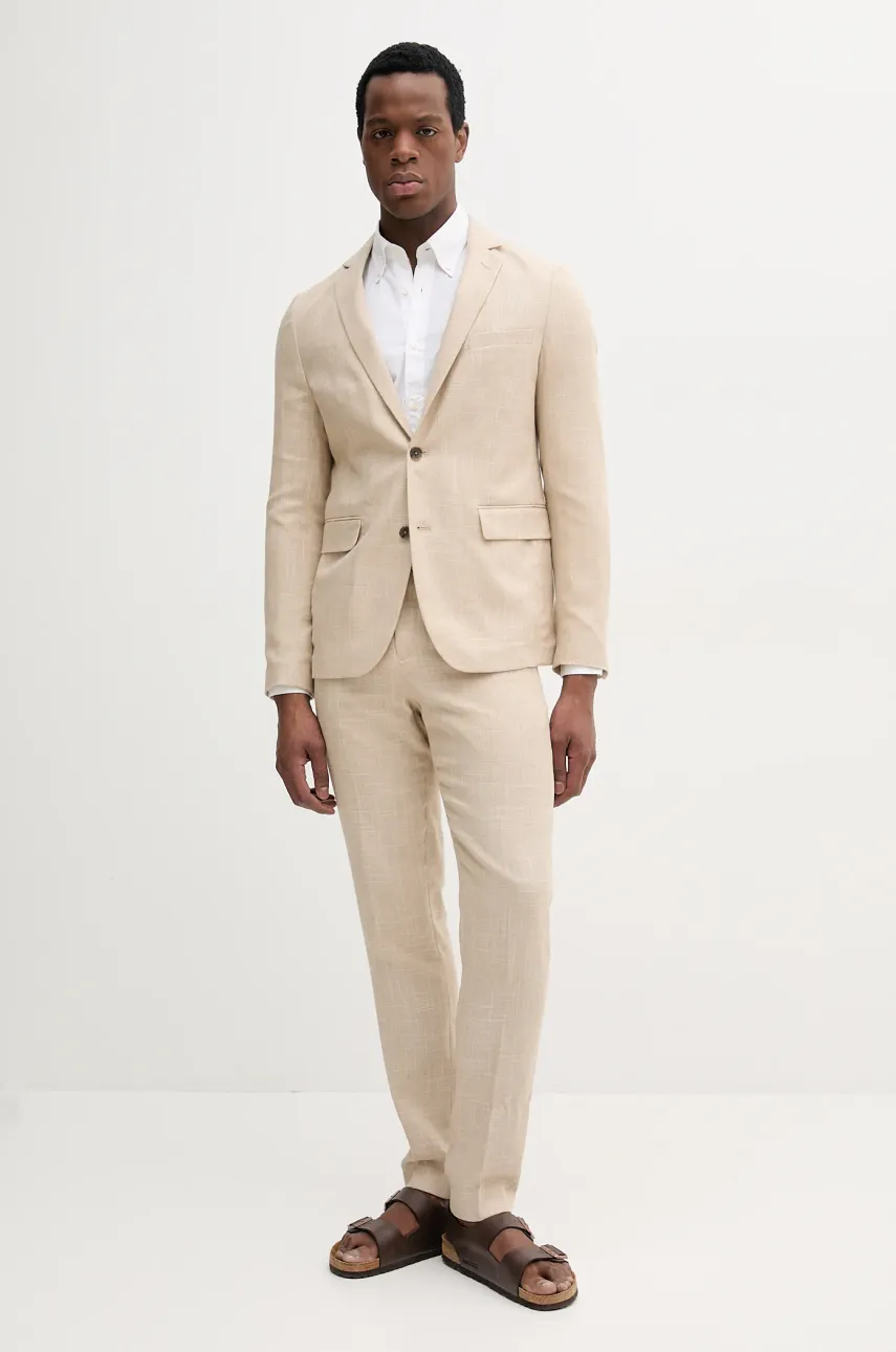 Хлопковая рубашка United Colors of Benetton мужская цвет белый regular воротник button-down 52MCUQ04B Хлопковая рубашка United Colors of Benetton мужская цвет белый regular воротник button-down 52MCUQ04B