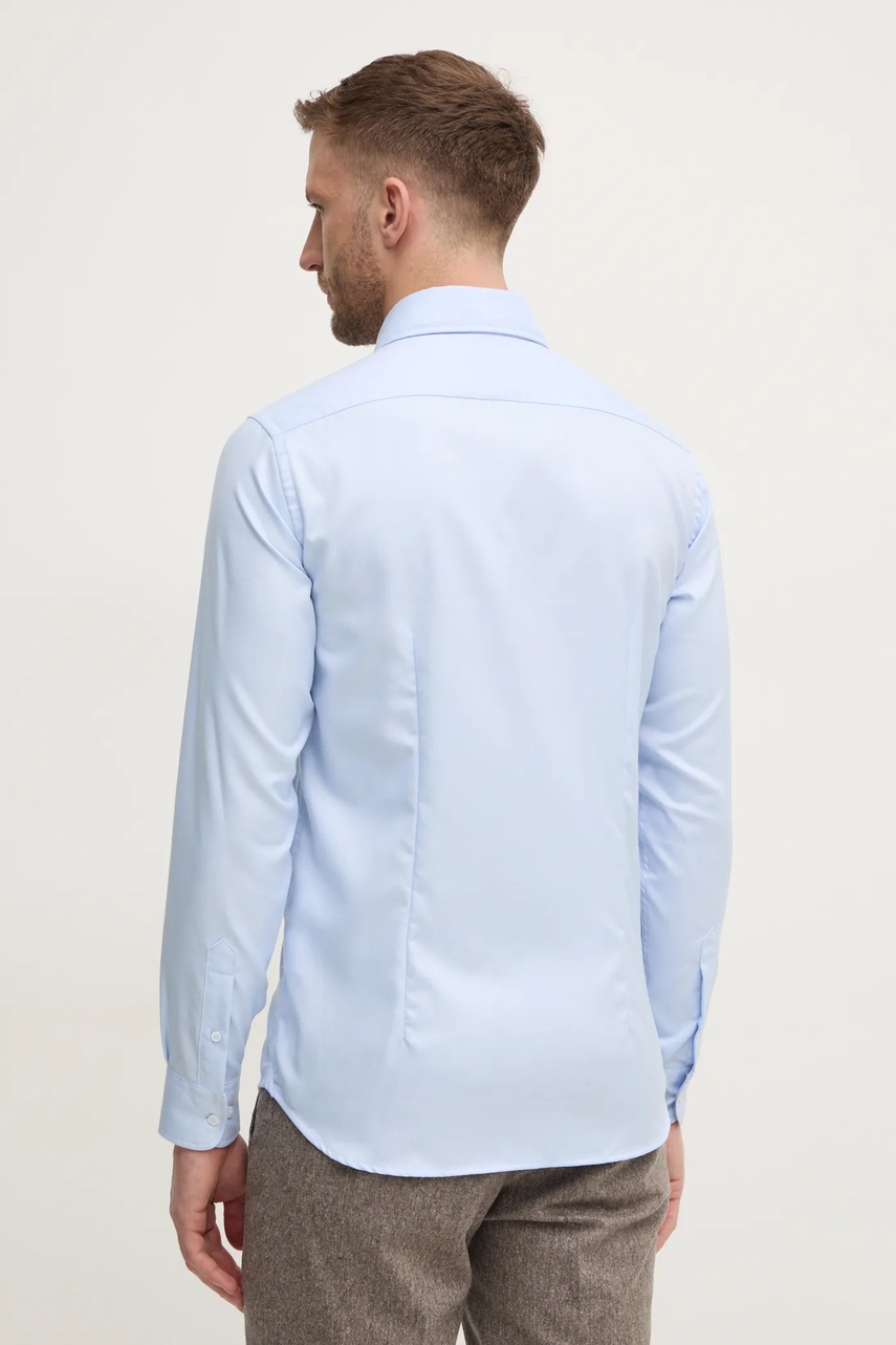 Сорочка United Colors of Benetton чоловіча slim з італійським коміром 5H4TUQ04D 