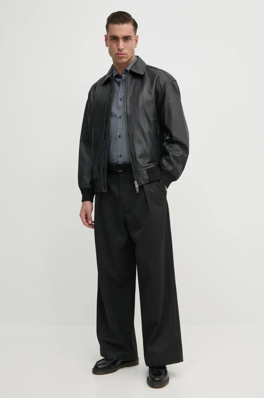 Рубашка Armani Exchange мужская цвет серый regular классический воротник 6DZC30 ZN5UZ Рубашка Armani Exchange мужская цвет серый regular классический воротник 6DZC30 ZN5UZ