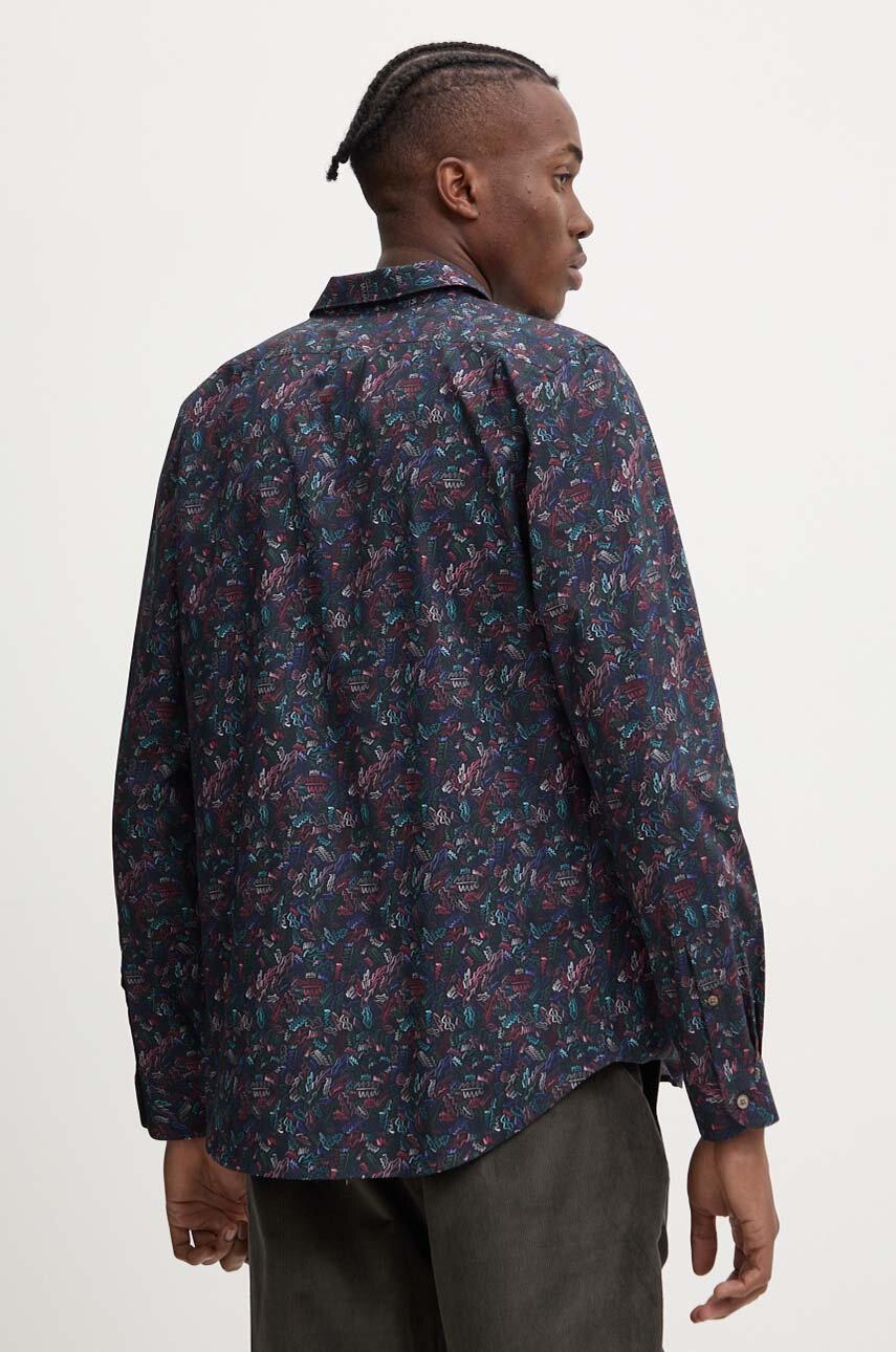 Βαμβακερό πουκάμισο PS Paul Smith ανδρικό, χρώμα: μαύρο, M2R.149T.N22172 φωτογραφία