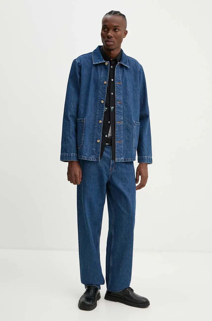 Хлопковая рубашка PS Paul Smith мужская цвет чёрный regular классический воротник M2R.614P.N22179 Хлопковая рубашка PS Paul Smith мужская цвет чёрный regular классический воротник M2R.614P.N22179