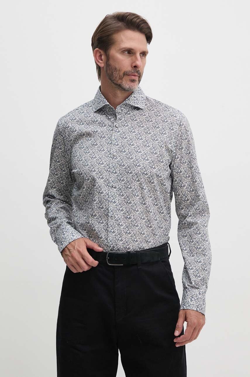 Joop! camasa barbati, culoarea gri, slim, 30043595