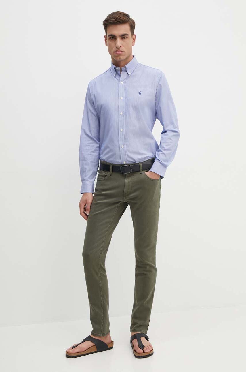 Сорочка Polo Ralph Lauren чоловіча regular комір button-down 710928255 