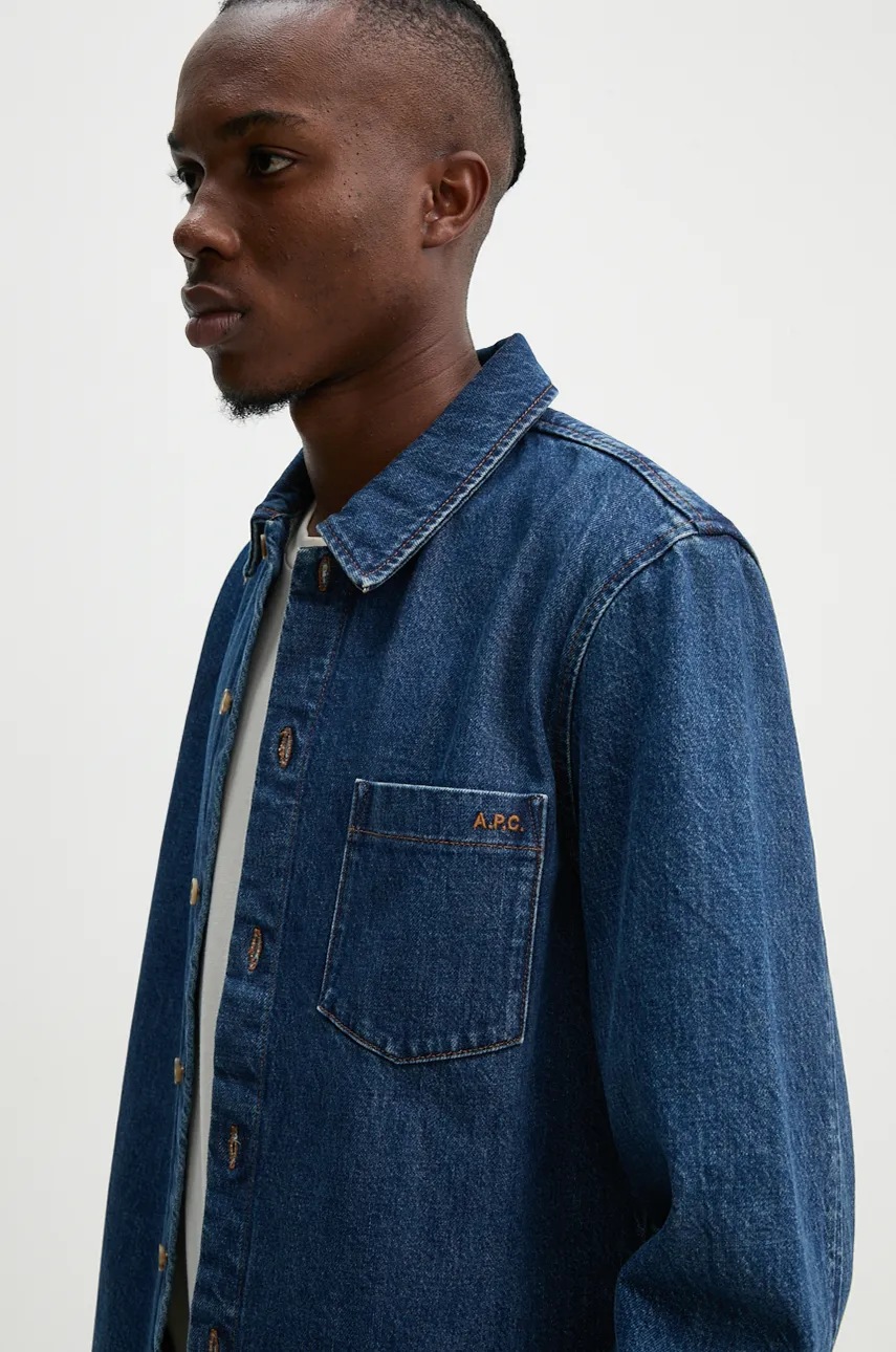 Τζιν πουκάμισο A.P.C. surchemise vittorio brodee φωτογραφία
