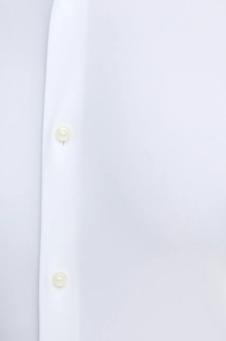Рубашка BOSS мужская цвет белый regular классический воротник 50503554