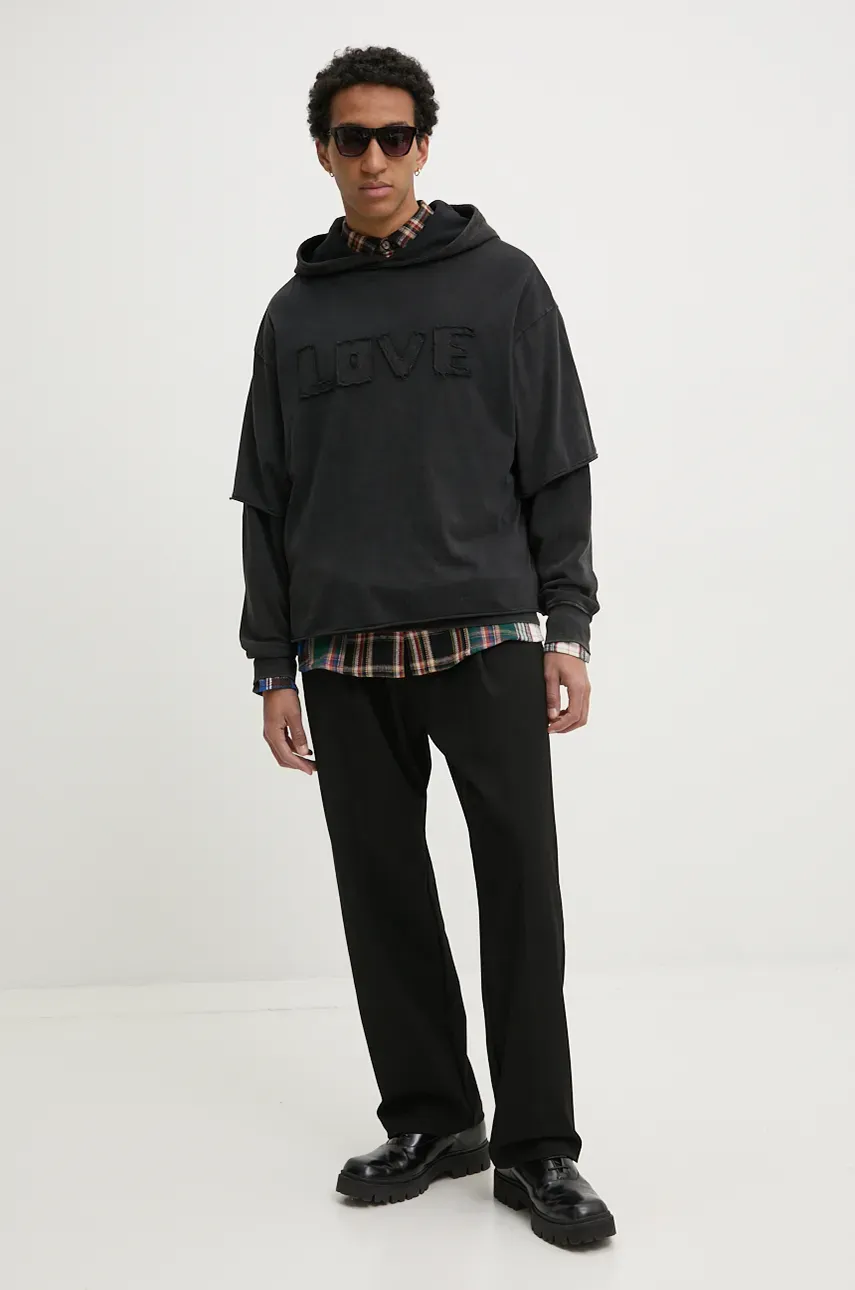 Хлопковая рубашка Desigual TED мужская relaxed классический воротник 24WMCW21 Хлопковая рубашка Desigual TED мужская relaxed классический воротник 24WMCW21