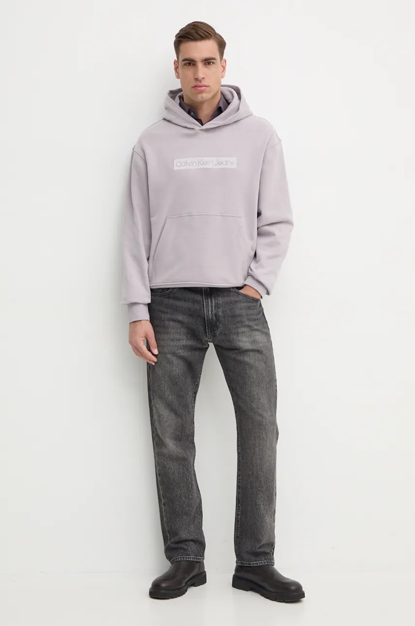 Calvin Klein ing férfi, olasz galléros, lila, regular, K10K113544 termék 2. képe