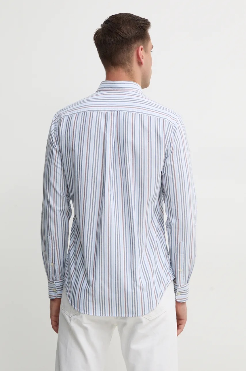 Бавовняна сорочка Tommy Hilfiger чоловіча regular комір button-down MW0MW36820 