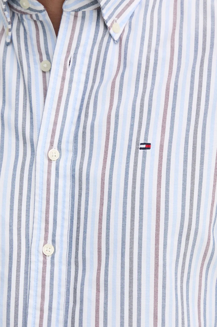 Бавовняна сорочка Tommy Hilfiger чоловіча regular комір button-down MW0MW36820 
