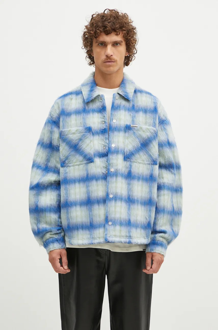Represent geacă cu aspect de cămașă Textured Overshirt
