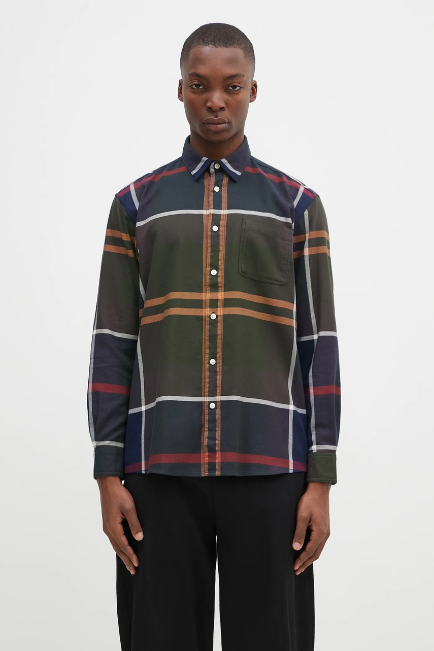 Barbour camasa din bumbac Renford OS Tartan Shirt