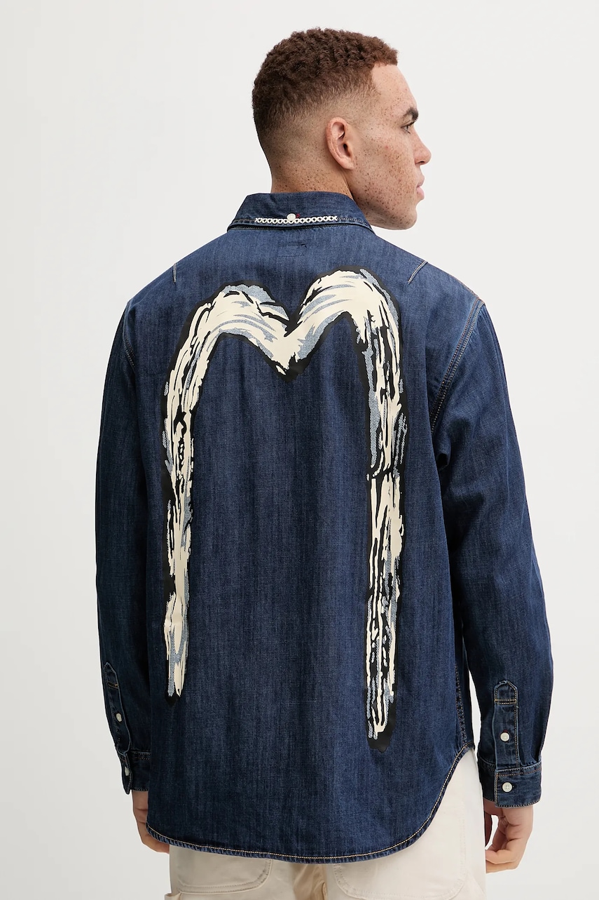 Rifľová košeľa Evisu Daicock Printed