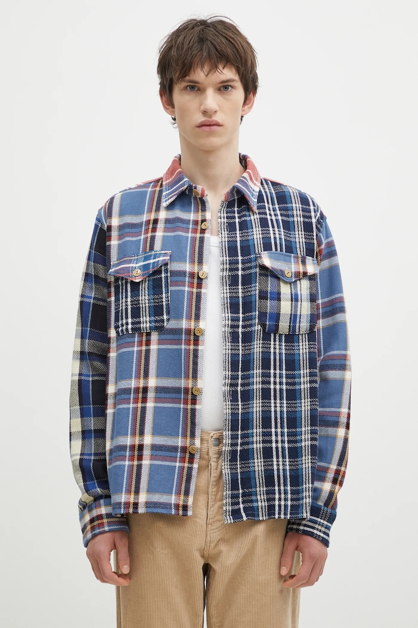 Human Made koszula Crazy Check Longsleeve Shirt