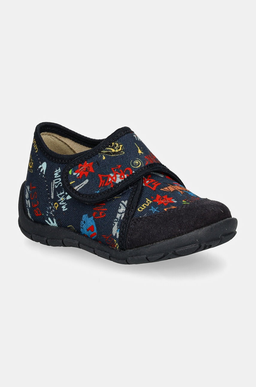 

Детски пантофи Froddo CLASSIC SLIPPERS в синьо G1700394, Син