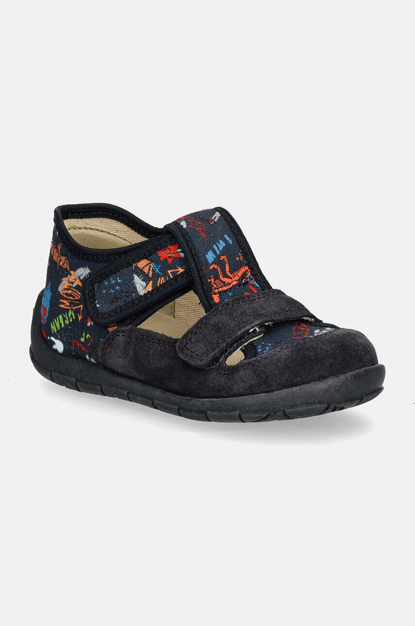 

Детски пантофи Froddo CLASSIC SLIPPERS в синьо G1700400, Син