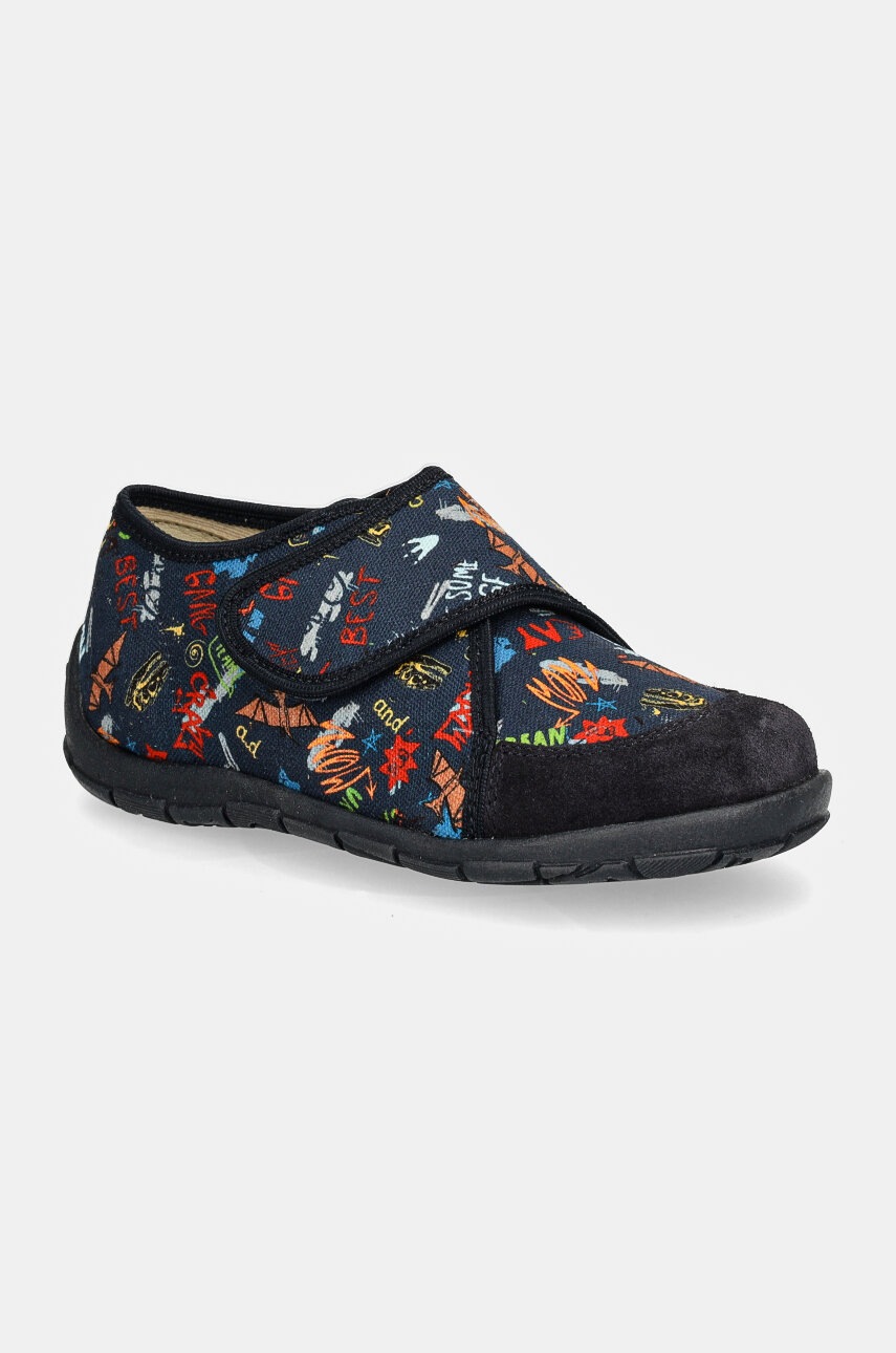 

Детски пантофи Froddo CLASSIC SLIPPERS в тъмносиньо G1700394, Тъмносин