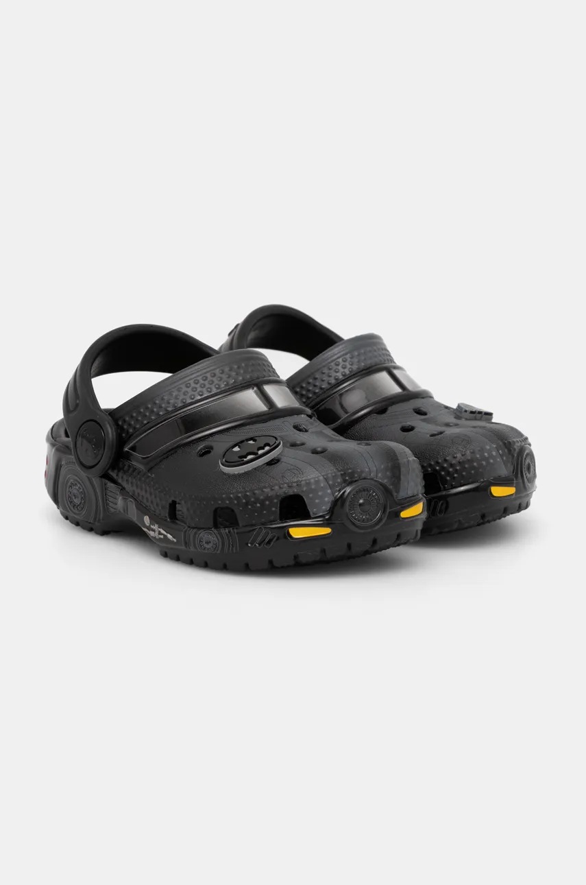 Crocs slapi copii CLASSIC BATMOBILE CLOG culoarea negru, 210502