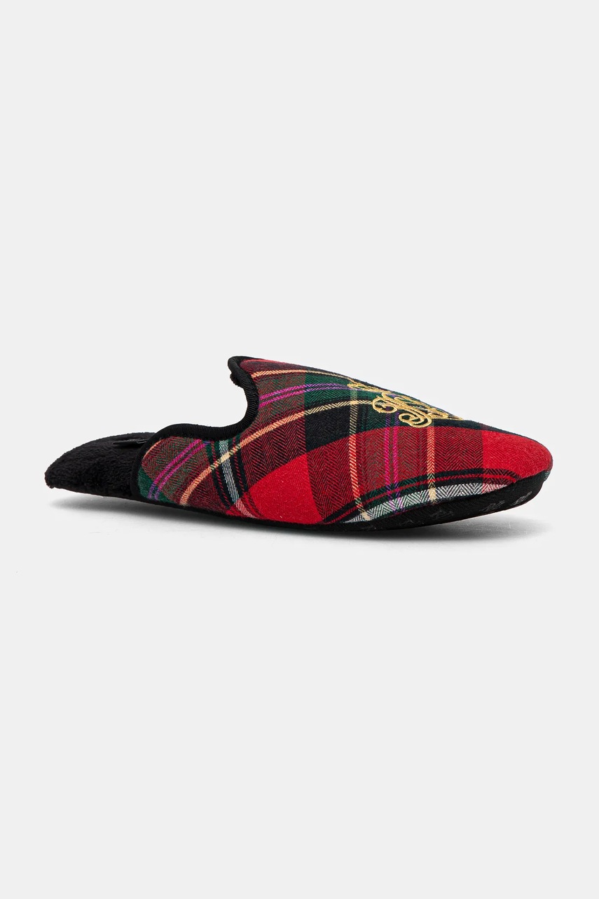 Lauren Ralph Lauren Παντόφλες Lauren Ralph Lauren χρώμα: κόκκινο, ILN02372