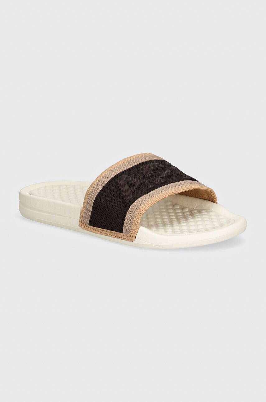 APL Athletic Propulsion Labs papuci TECHLOOM SLIDE femei, culoarea maro, 2.4.002224