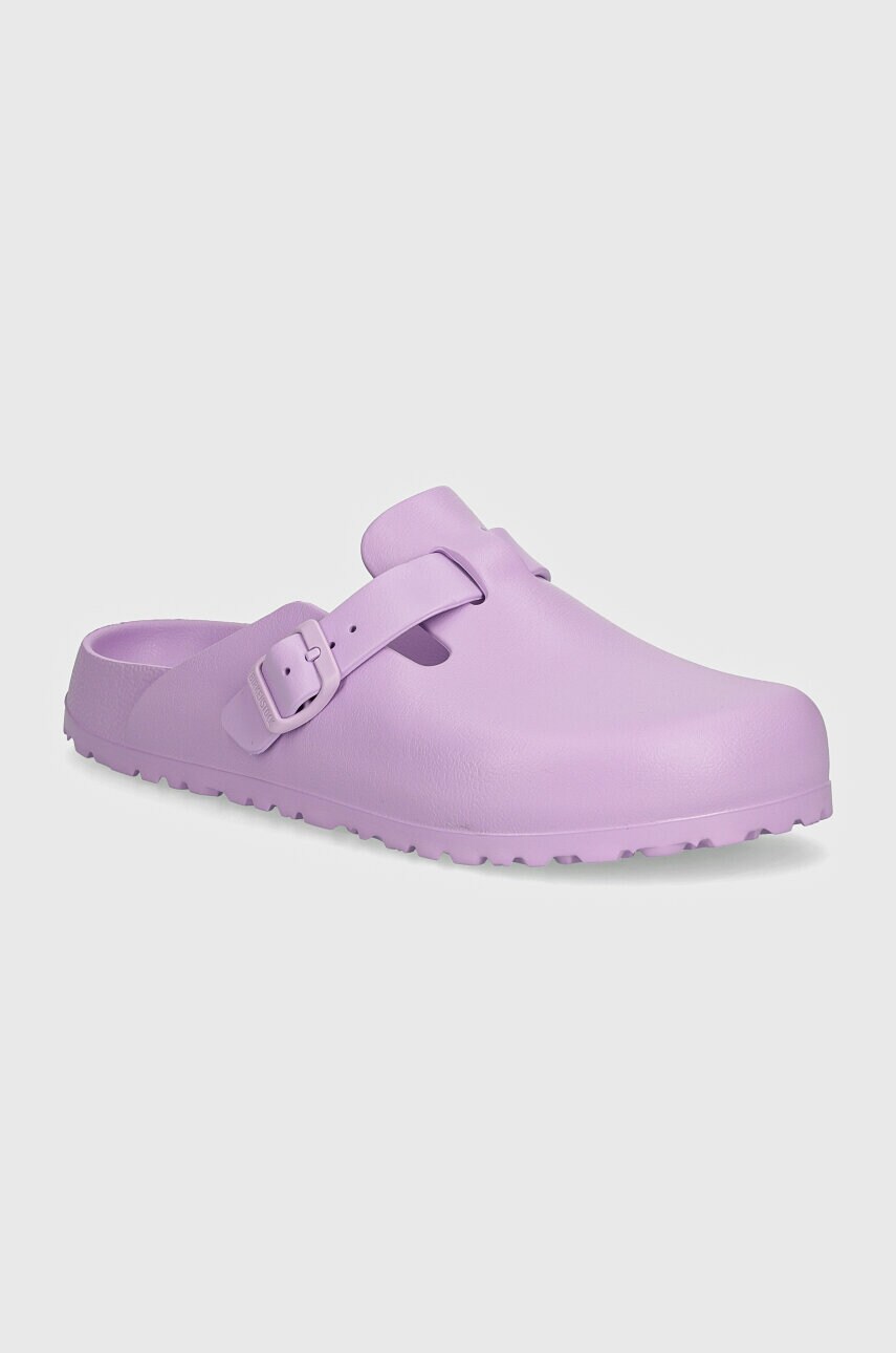 Birkenstock papuci Boston EVA femei, culoarea violet, 1028157