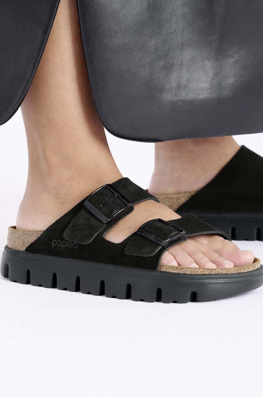 Παντόφλες σουέτ Birkenstock Arizona Chunky Birkenstock x Papillio φωτογραφία