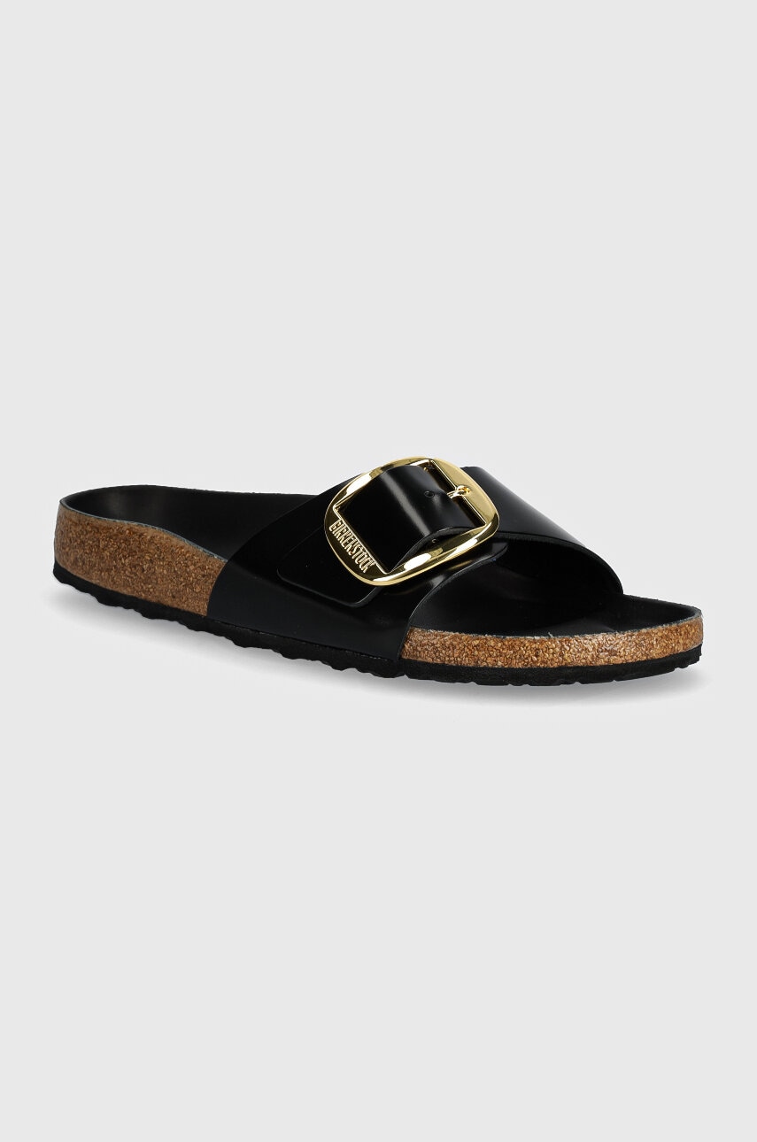 Birkenstock slapi de piele Madrid Big Buckle