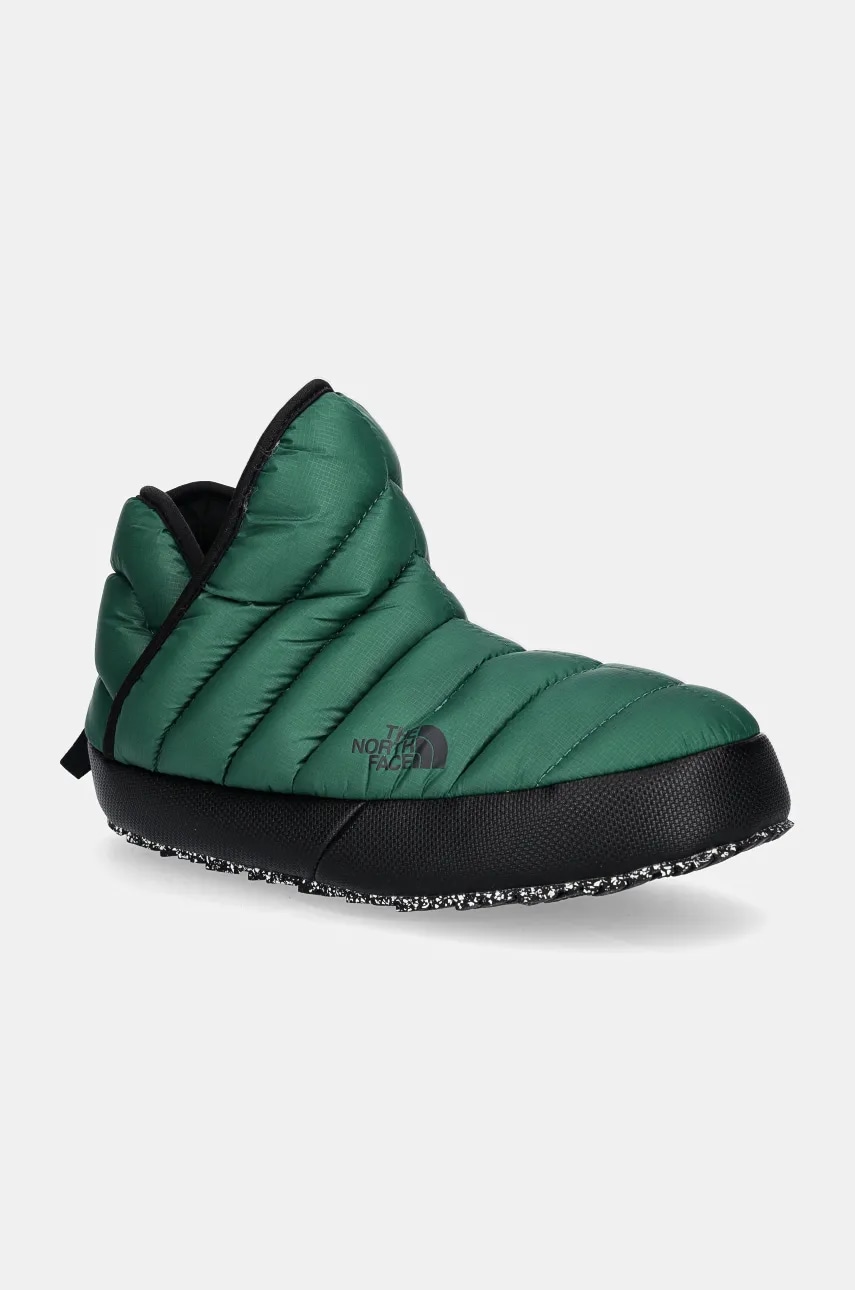 The North Face papuci de casa Thermoball Traction Bootie culoarea verde, NF0A331HS9W1 The North Face papuci de casa Thermoball Traction Bootie culoarea verde, NF0A331HS9W1