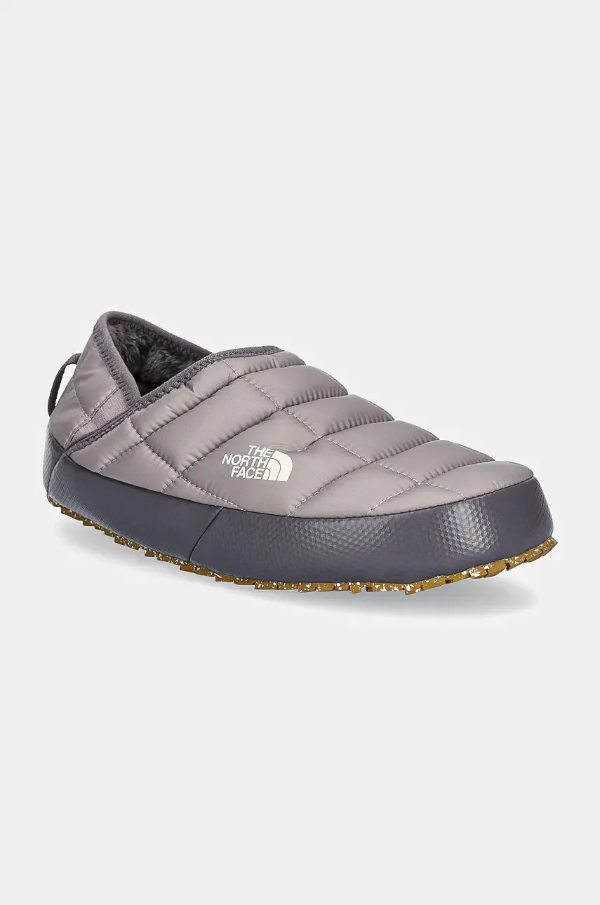 The North Face papuci de casa Thermoball Traction Mule V culoarea gri, NF0A3V1H8ON1 The North Face papuci de casa Thermoball Traction Mule V culoarea gri, NF0A3V1H8ON1