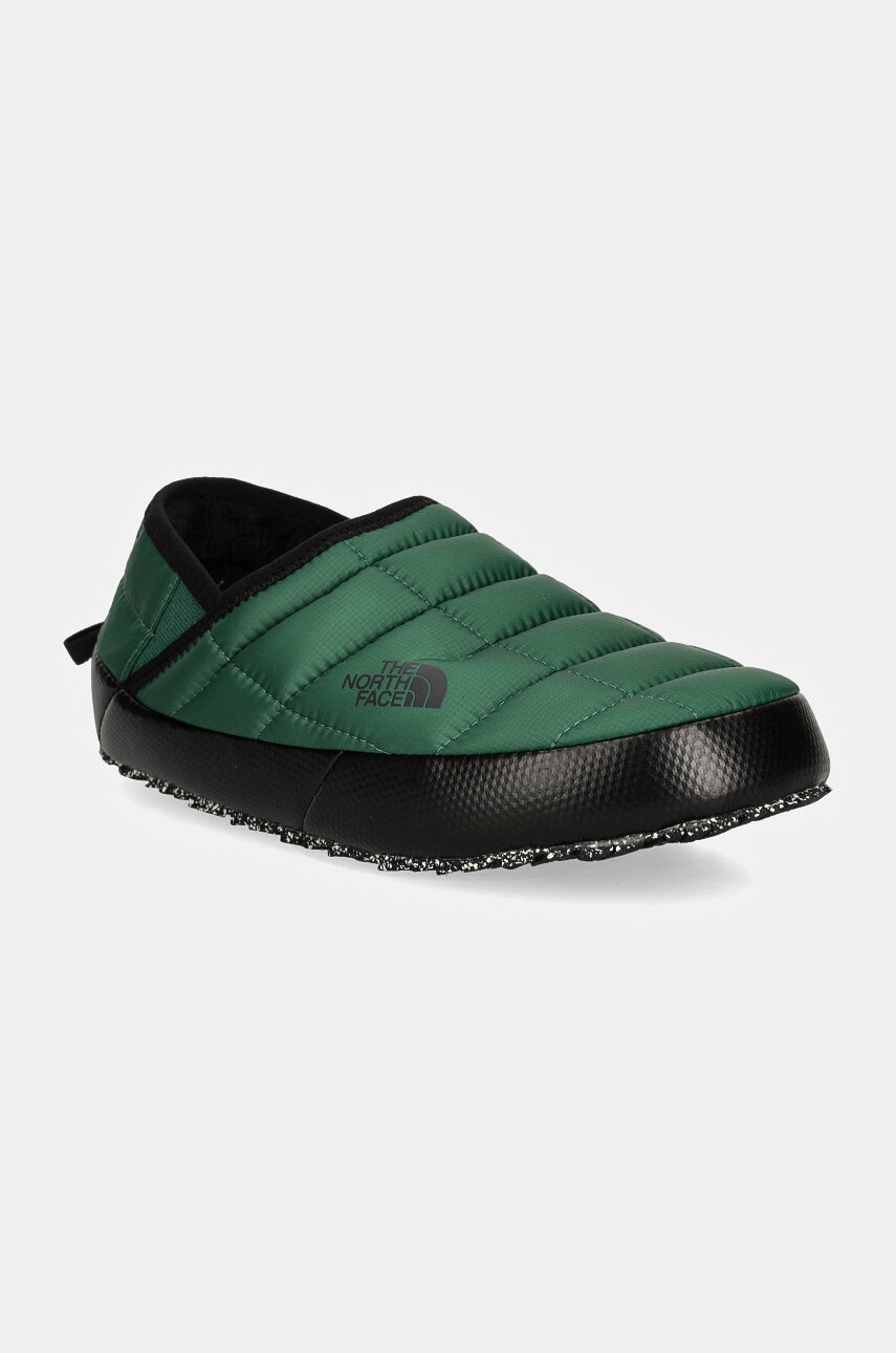 The North Face papuci de casa Thermoball Traction Mule V culoarea verde, NF0A3V1HS9W1 The North Face papuci de casa Thermoball Traction Mule V culoarea verde, NF0A3V1HS9W1