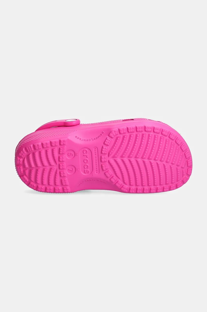 Παντόφλες Crocs Classic χρώμα: ροζ, 10001 φωτογραφία