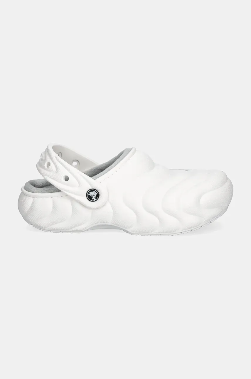 Шлепанцы Crocs Classic Lined Overpuff Clog женские цвет белый 210059 Шлепанцы Crocs Classic Lined Overpuff Clog женские цвет белый 210059