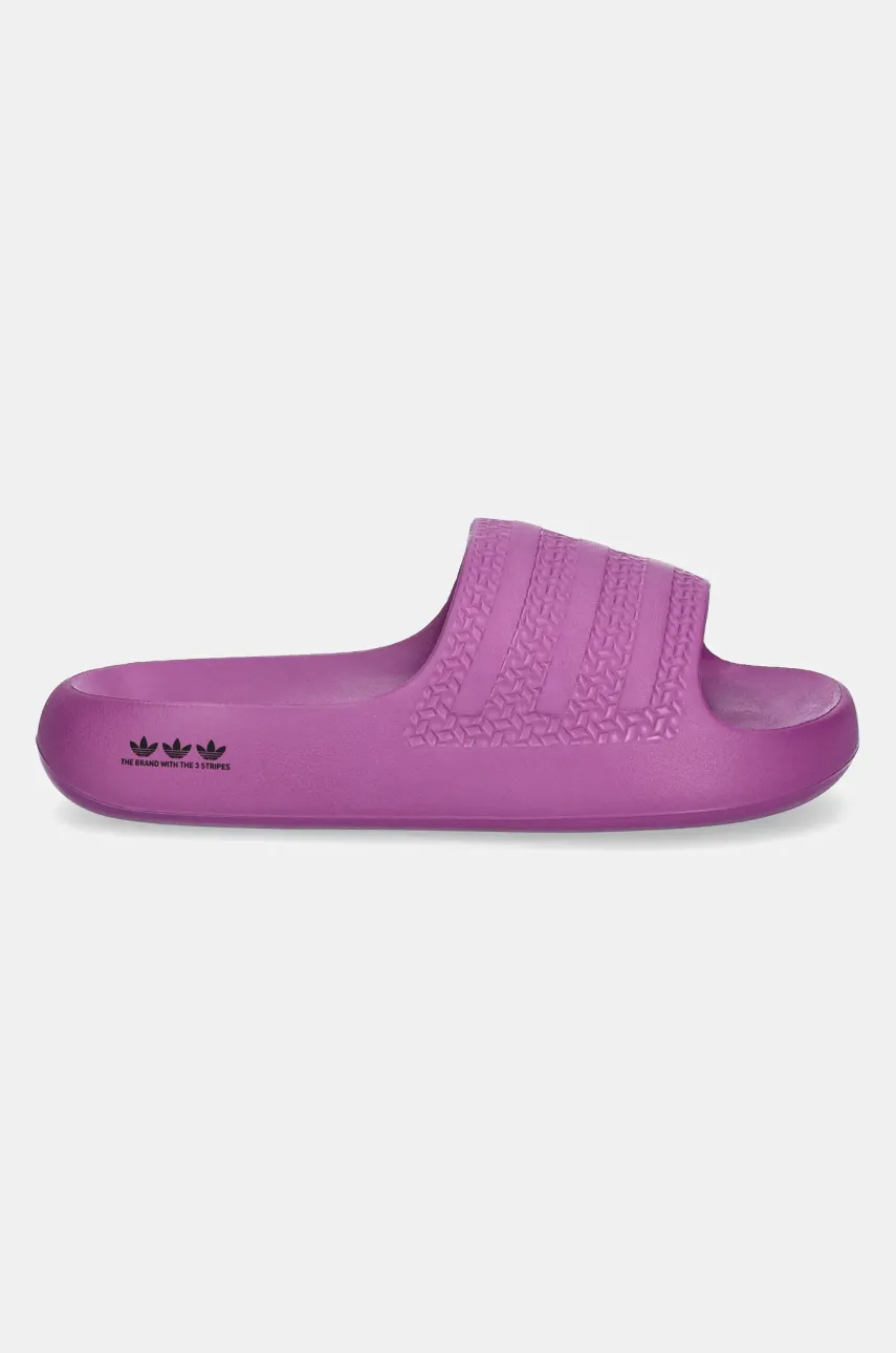 Шлепанцы adidas Originals Adilette Ayoon женские цвет фиолетовый на платформе IF9454 Шлепанцы adidas Originals Adilette Ayoon женские цвет фиолетовый на платформе IF9454