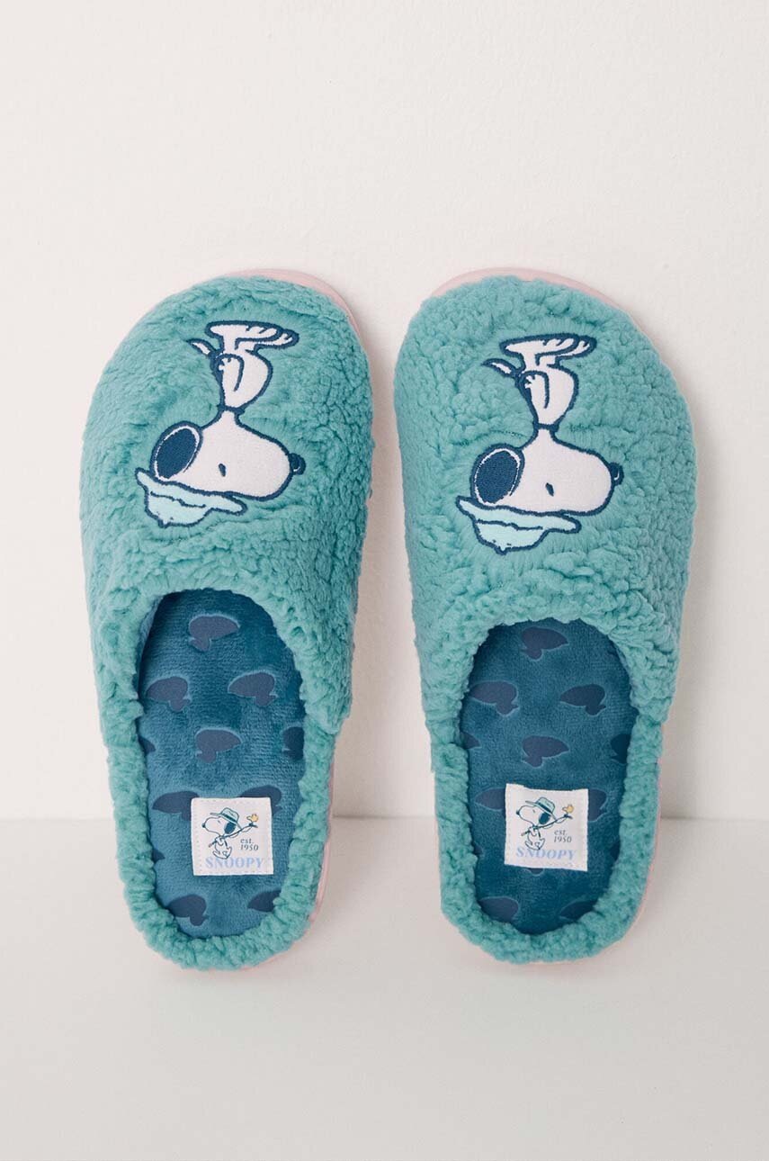 

Пантофи women'secret Snoopy в зелено 4998042, Зелен