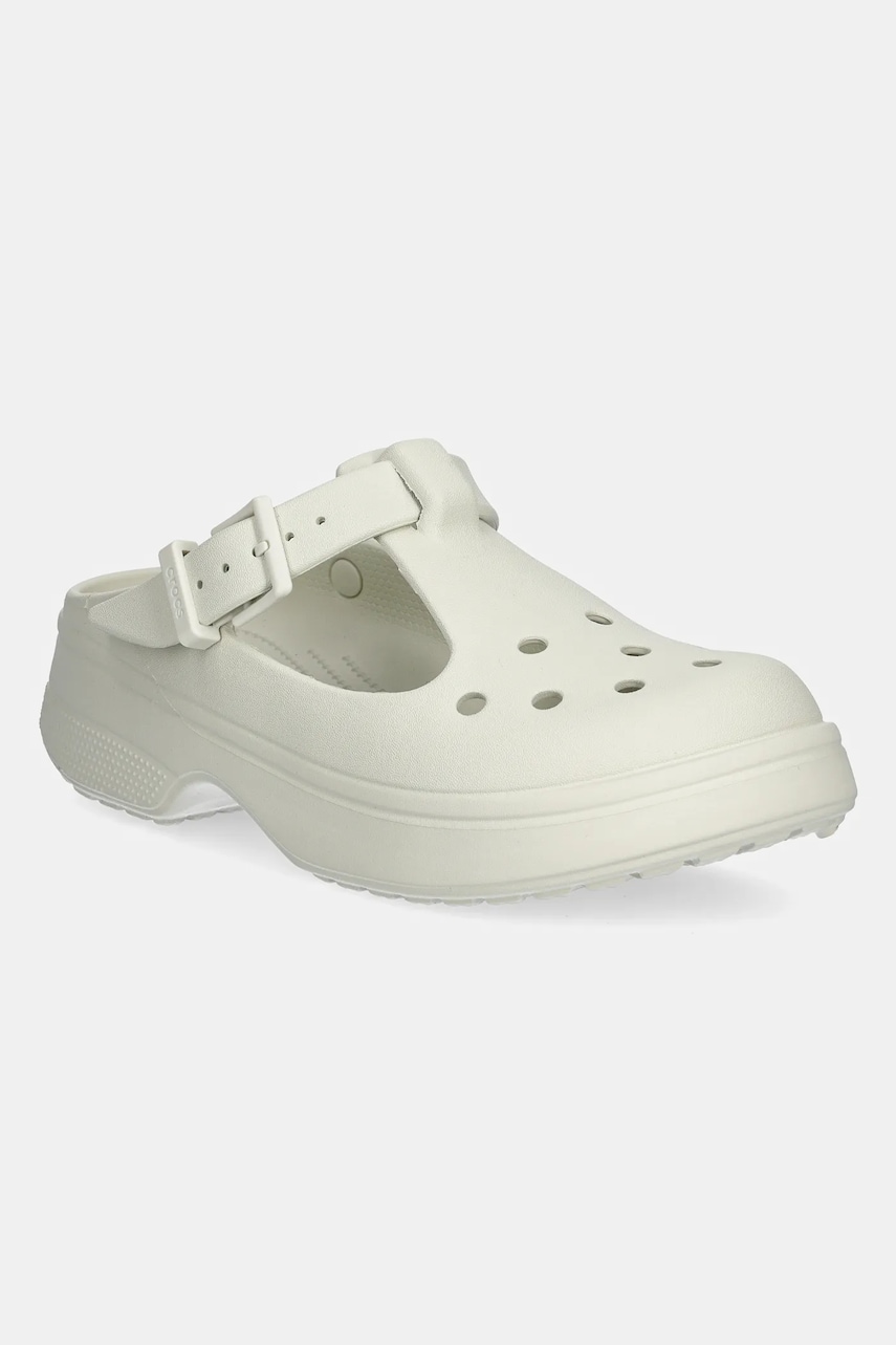 Crocs papuci Classic Mary Jane Clog femei, culoarea bej, 210581 Crocs papuci Classic Mary Jane Clog femei, culoarea bej, 210581
