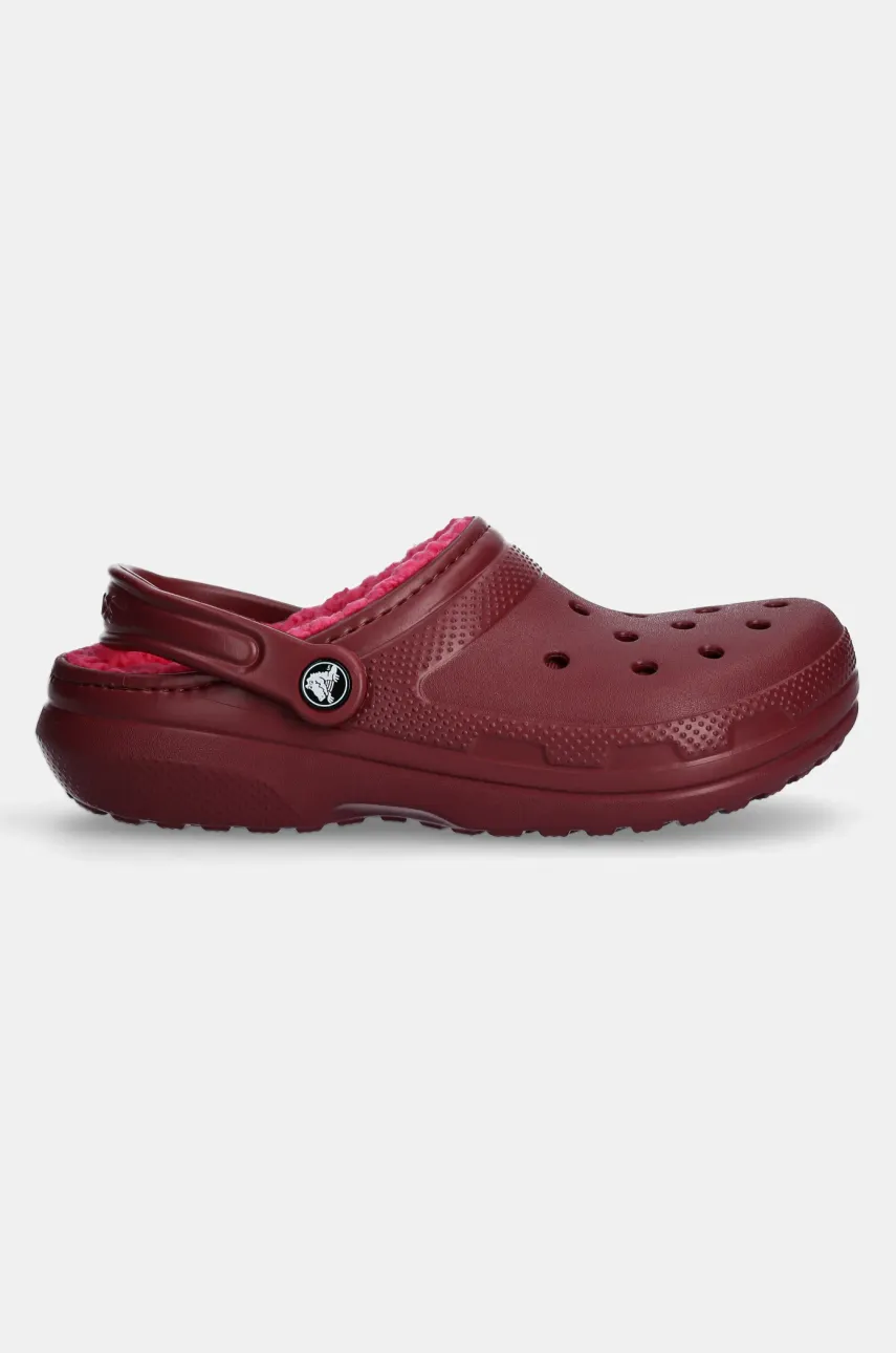 Тапки Crocs Classic Lined Clog цвет красный 203591 Тапки Crocs Classic Lined Clog цвет красный 203591