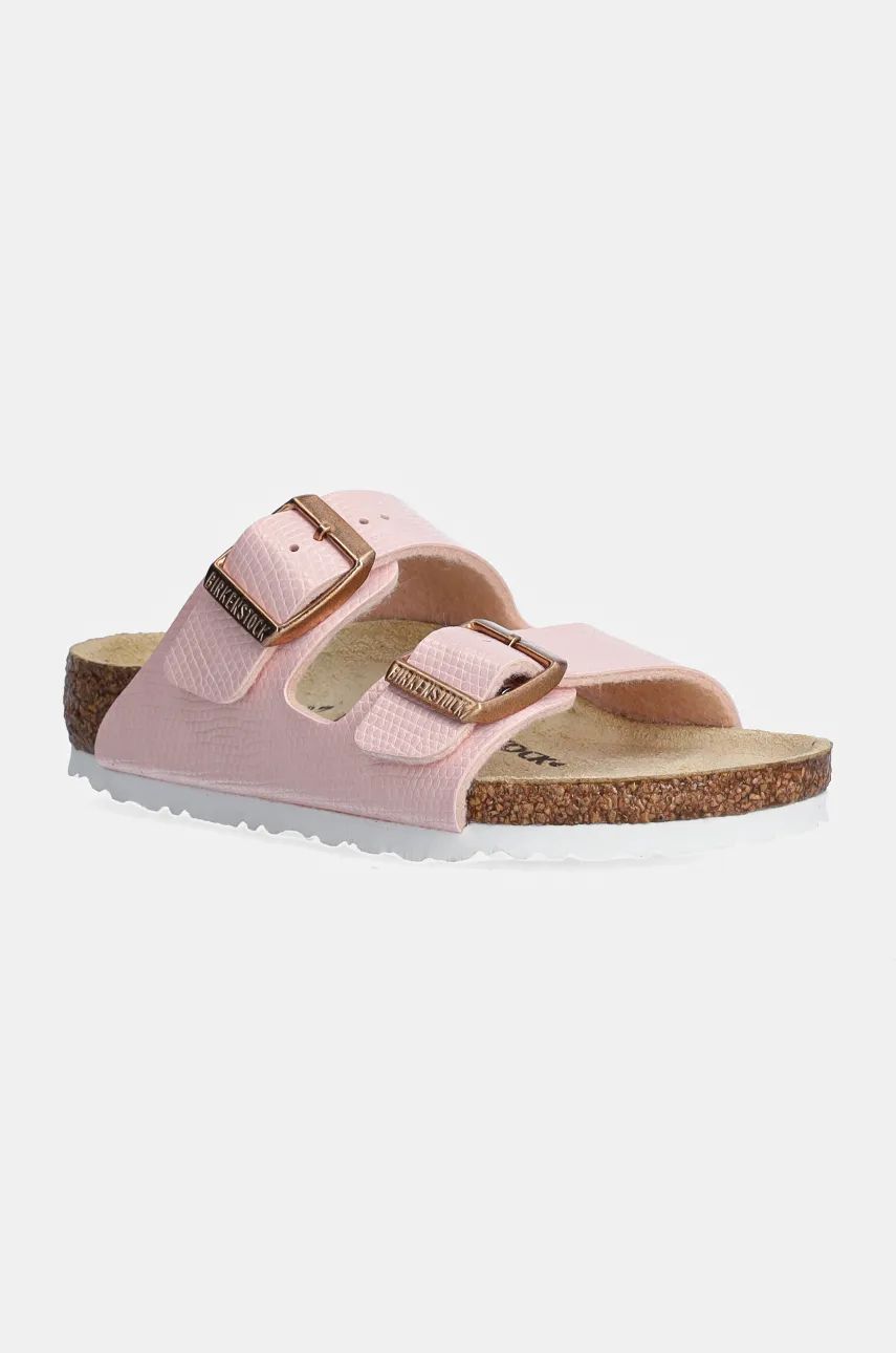 Birkenstock slapi copii Arizona culoarea roz, 1027849