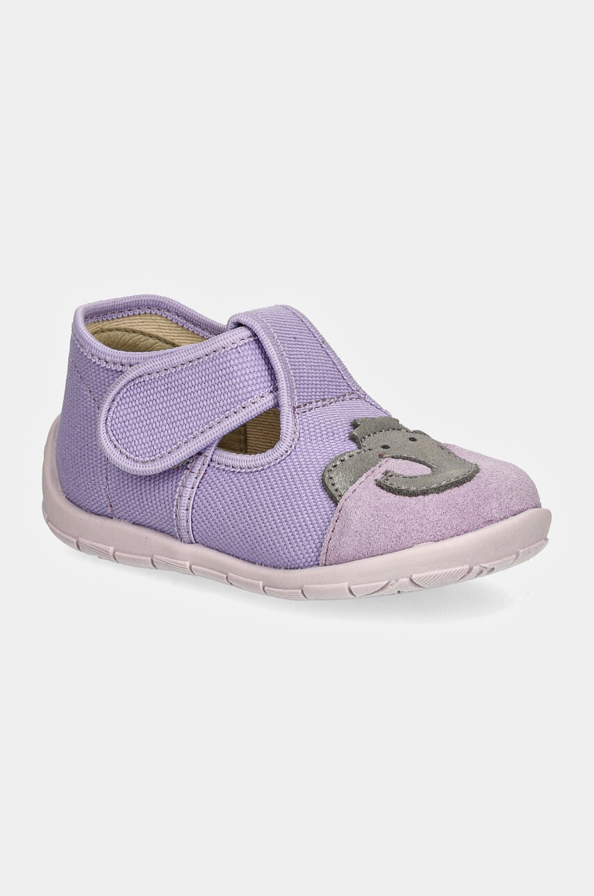 

Детски пантофи Froddo CLASSIC SLIPPERS в лилаво G1700396, Виолетов