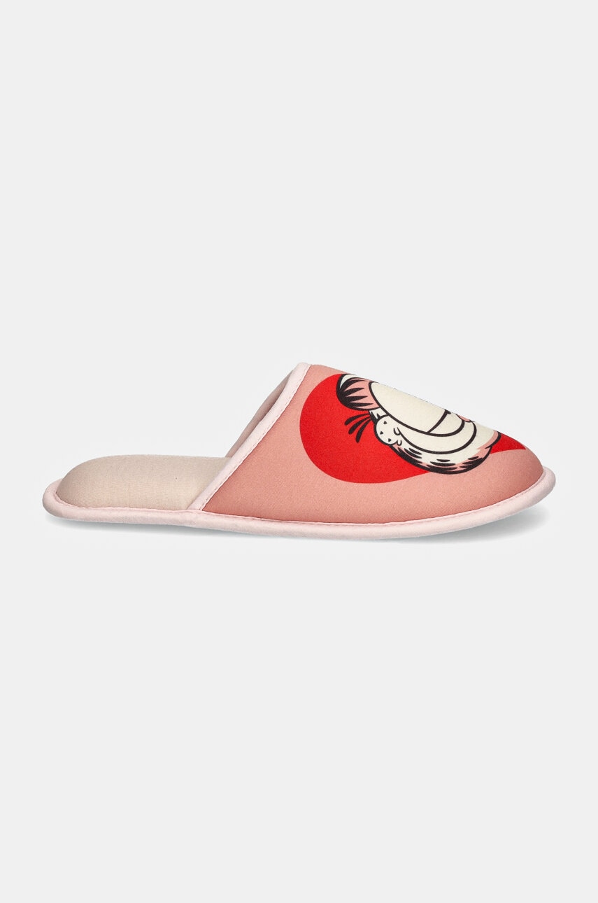 Детские тапки United Colors of Benetton x Garfield цвет розовый 8G5M0D015 в Тернополе Детские тапки United Colors of Benetton x Garfield цвет розовый 8G5M0D015 в Тернополе